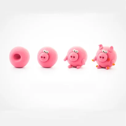 Набір самозатвердіючого пластиліну Порося ЛІПАКА 30045-UA01