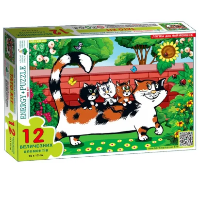 Пазл дитячий Тато Кіт 88229, 12 великих елементів