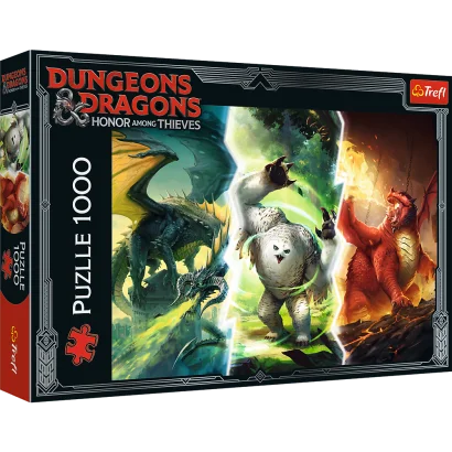 Пазли - (1000 елм.) - "Легендарні монстри з Фаеруна"