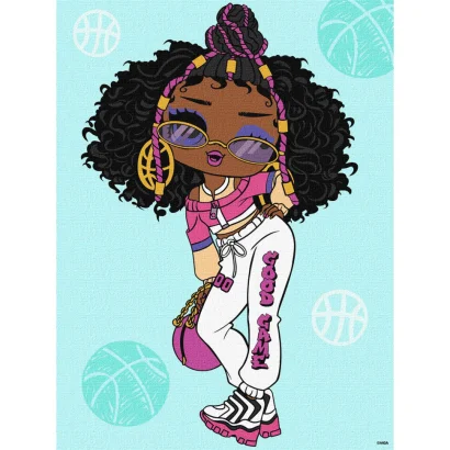 Картина за номерами "L.O.L. Surprise! Tweens Hoops Cutie" KHO6285, 30х40 см