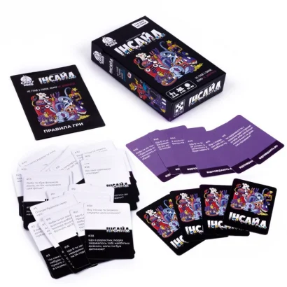 Карткова гра "Інсайд" VT5903-03, 50 карток, правила гри