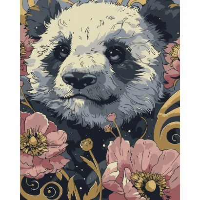 Картина за номерами "Квіткова пандочка" 11697-AC 40х50 см