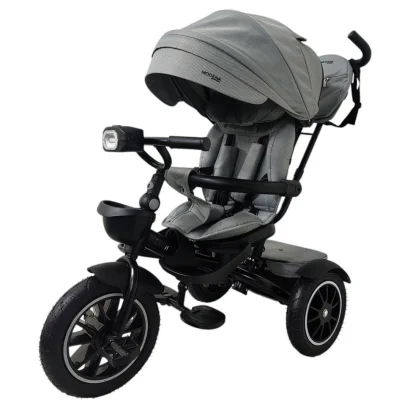 Дитячий триколісний велосипед MODENA ME 1193 Gray, з батьківською ручкою