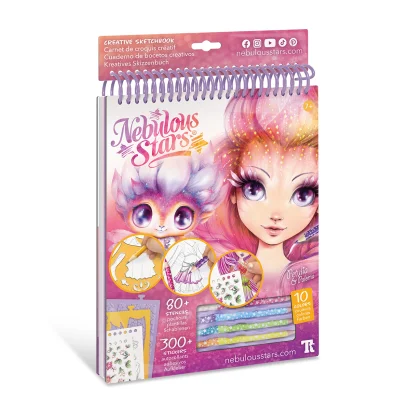 Набір для творчості NEBULOUS STARS &ndash; СКЕТЧБУК: ПЕТУЛІЯ, МОТИВИ ЛІСУ
