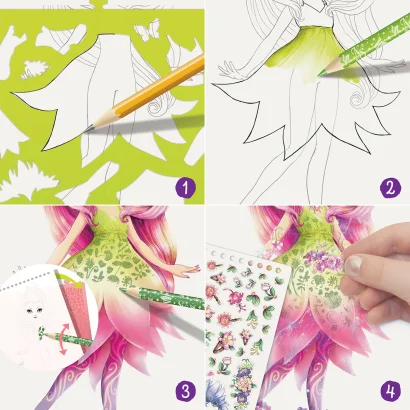 Набір для творчості NEBULOUS STARS &ndash; СКЕТЧБУК: ПЕТУЛІЯ, МОТИВИ ЛІСУ