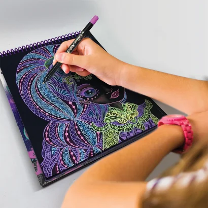 Набір для творчості NEBULOUS STARS &ndash; СКЕТЧБУК: ЕКЛІПСІЯ, ЧОРНІ АРКУШІ