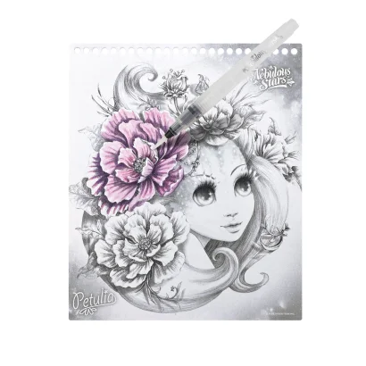 Набір для творчості NEBULOUS STARS &ndash; РОЗМАЛЬОВКА З ВОДОЮ: ЗОРЯНА АКВАРЕЛЬ