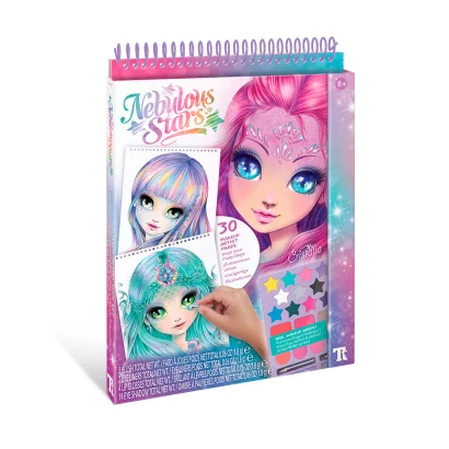 Набір для творчості NEBULOUS STARS &ndash; СКЕТЧБУК: МАКІЯЖ, СЯЙВО ГАЛАКТИК