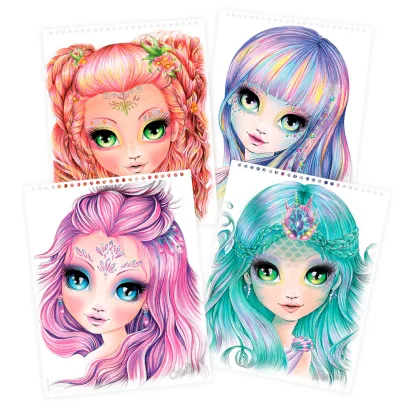 Набір для творчості NEBULOUS STARS &ndash; СКЕТЧБУК: МАКІЯЖ, СЯЙВО ГАЛАКТИК