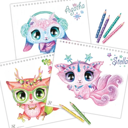 Набір для творчості NEBULOUS STARS &ndash; СКЕТЧБУК: ЗОРЯНІ ДРУЗІ