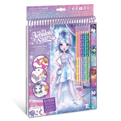 Набір для творчості NEBULOUS STARS &ndash; СКЕТЧБУК: ЗІРКОВИЙ БАЛ