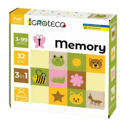 Дитяча настільна гра "Меморі 3 в 1" 900644, 32 елементи 
