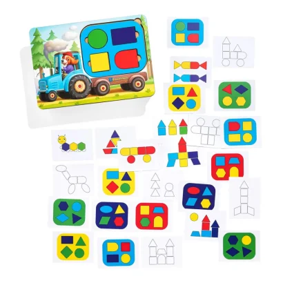 Дитячий пазл-сортер "Трактор" (ПСД195) PSD195 танграм