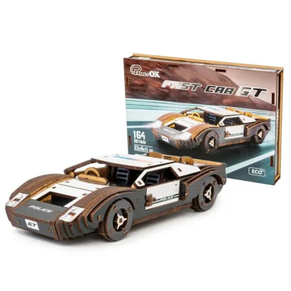Дерев&rsquo;яний 3D конструктор Fast car Gt Puz-26916, 164 деталі