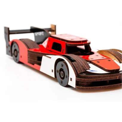 Дерев'яний 3D конструктор Racing Car Puz-01037, 146 деталей