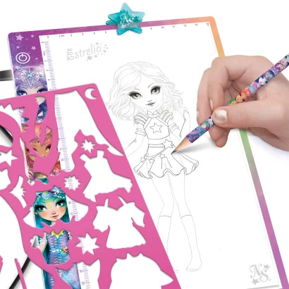 Набір для творчості із світловим планшетом NEBULOUS STARS - МОДА ТУМАННИХ ЗІРОК