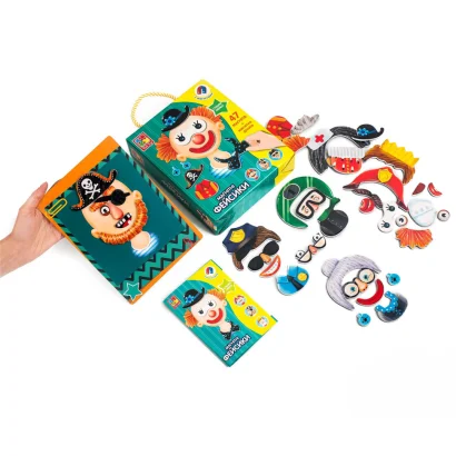 Дитяча настільна гра "Фейсики" VT3702-15 на магнітах