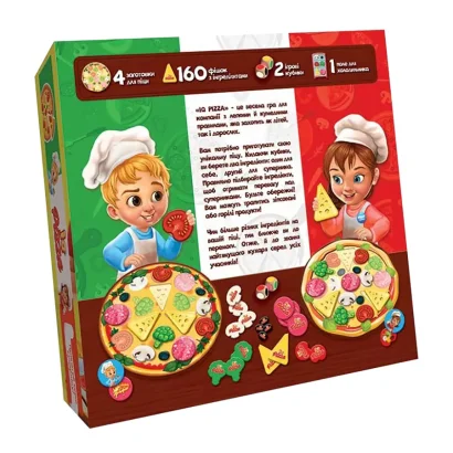 Сімейна настільна гра &quot;IQ Pizza&quot; G-IP-01U укр. мовою