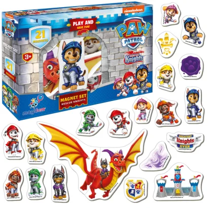 Набір магнітів Щенячий патруль "Лицарі" Magdum ML4034-06