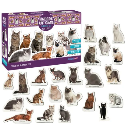 Набір магнітів Magdum "Породи кішок" ML4031-13 EN