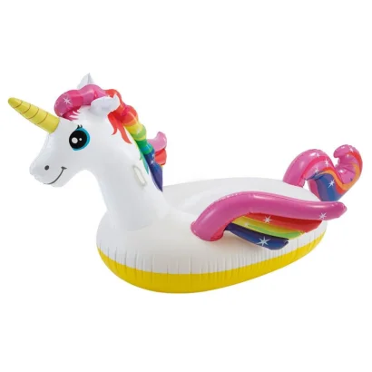 Дитячий надувний пліт Єдиноріг 57561, 201х140х97 см