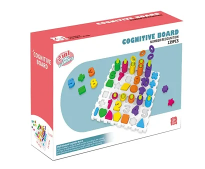 Розвиваюча гра "Логіка-вкладиш 2 в 1" DF78 цифри, букви, фігури