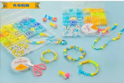 Набір бісеру для виготовлення креативних аксесуарів PL-15/01/05 намистини, бісер, підвіски