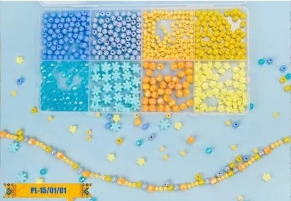 Набір бісеру для виготовлення креативних аксесуарів PL-15/01/01 намистини, бісер, підвіски
