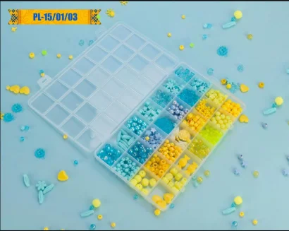 Набір бісеру для виготовлення креативних аксесуарів PL-15/01/03 намистини, бісер, підвіски