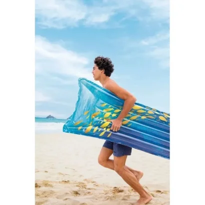 Матрац надувний пляжний &quot;Рибки&quot; 59720-6, 183 x 69 см