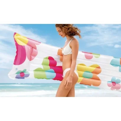 Матрац надувний пляжний &quot;Квіти&quot; 59720-7, 183 x 69 см