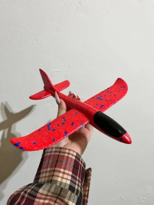 Дитячий метальний літак-планер C28001(Red) довжина 48 см