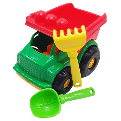Дитячий пісочний набір "Самосвал Тотоша №1" 0169 Зелено-червоний