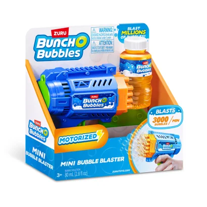 Ігровий набір BUNCH O BUBBLES серії "Mini" S1 - БЛАСТЕР З МИЛЬНИМИ БУЛЬБАШКАМИ