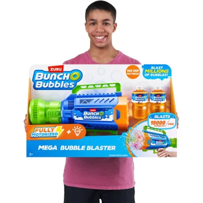 Ігровий набір BUNCH O BUBBLES серії "Large" S1 - БЛАСТЕР З МИЛЬНИМИ БУЛЬБАШКАМИ