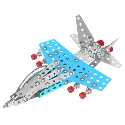 Дитячий металевий конструктор &quot;Винищувач&quot; 4937TXK 176 деталей