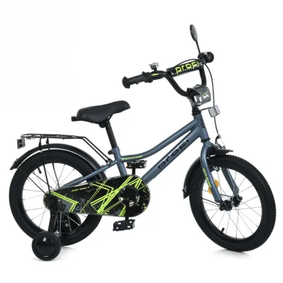 Велосипед дитячий MB 16014-1 колеса 16 дюймів, чорний