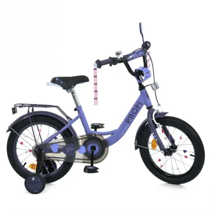 Велосипед дитячий MB 16043-1 колеса 16 дюймів, фіолетовий
