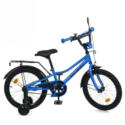 Велосипед дитячий MB 18012-1 колеса 18 дюймів, синій