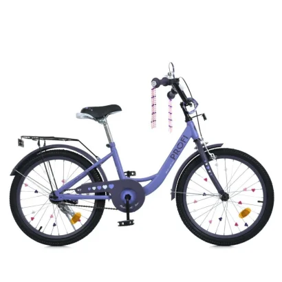 Велосипед дитячий MB 20043-1 колеса 20 дюймів, фіолетовий