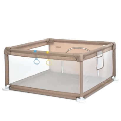 Дитячий манеж MR 1339-BG, бежевий, ширина з ніжками 132 см