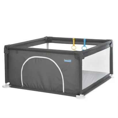 Дитячий манеж MR 1339-G, сірий, ширина з ніжками 132 см
