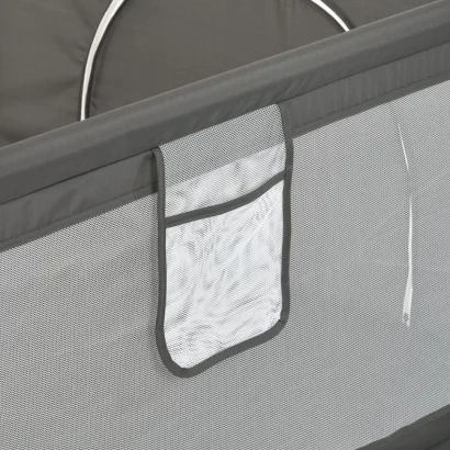 Дитячий манеж MR 1339-G, сірий, ширина з ніжками 132 см