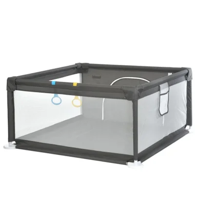 Дитячий манеж MR 1339-G, сірий, ширина з ніжками 132 см