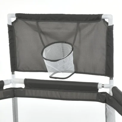 Дитячий манеж MR 1340-G, сірий, з баскетбольним кільцем