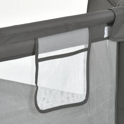 Дитячий манеж MR 1340-G, сірий, з баскетбольним кільцем