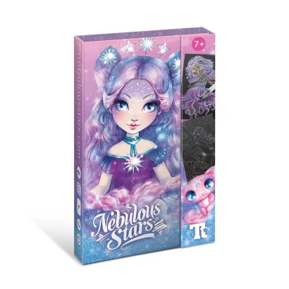 Набір для творчості NEBULOUS STARS &ndash; РОЗМАЛЬОВКА З ВОДОЮ, ЧОРНІ АРКУШІ: ВІЗЬМИ В ДОРОГУ