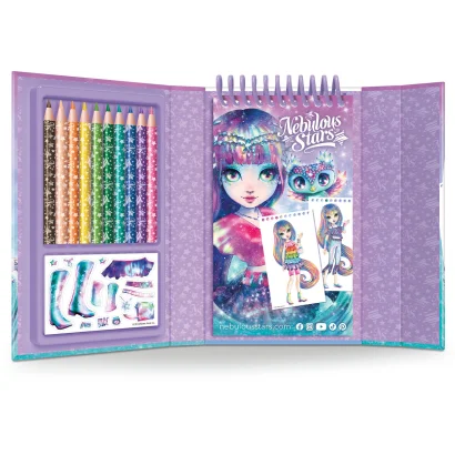 Набір для творчості NEBULOUS STARS &ndash; СКЕТЧБУК ДИЗАЙНЕРА: АЙСЕДОРА, ВІЗЬМИ В ДОРОГУ