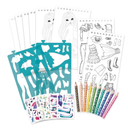 Набір для творчості NEBULOUS STARS &ndash; СКЕТЧБУК ДИЗАЙНЕРА: АЙСЕДОРА, ВІЗЬМИ В ДОРОГУ