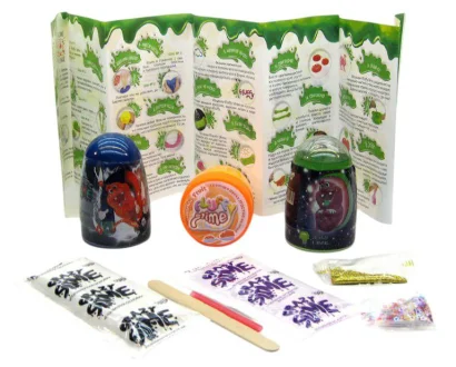 В'язка маса &quot;3 в 1&quot; Magnetic Slime, &quot;Fluffy Slime&quot;, &quot;Crazy Slime Fluoric&quot; SLM-14-01U кольори в асортименті